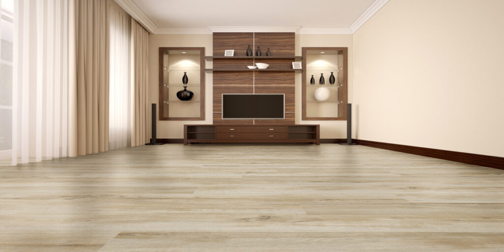 Picture of vinyl flooring in a 4rm HDB BTO